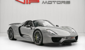 PORSCHE 918 SPYDER WEISSACH PACKAGE 2015 GCC FULLY LOADED 1000KM ONLY IMMACULATE CONDITION