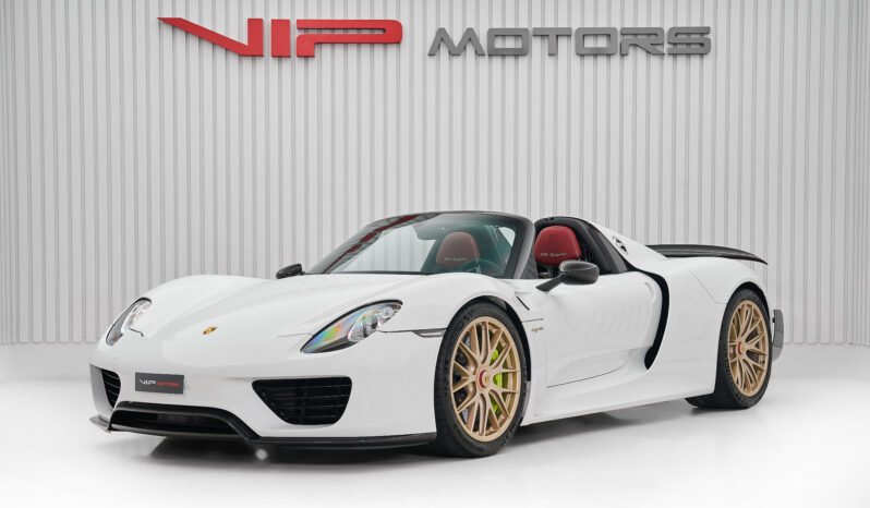 PORSCHE 918 SPYDER WEISSACH PACKAGE full