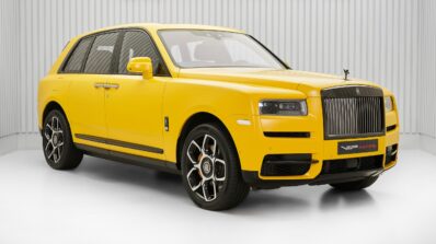 Matt Yellow Rolls Royce Cullinan